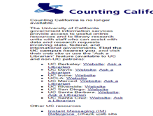 Tablet Screenshot of countingcalifornia.cdlib.org