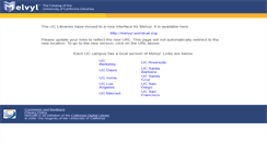 Desktop Screenshot of melvyl.cdlib.org